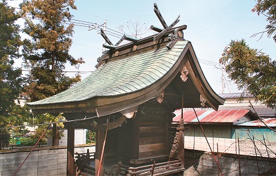 諏訪神社本殿の写真
