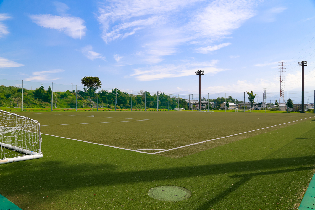 押原公園のグラウンド