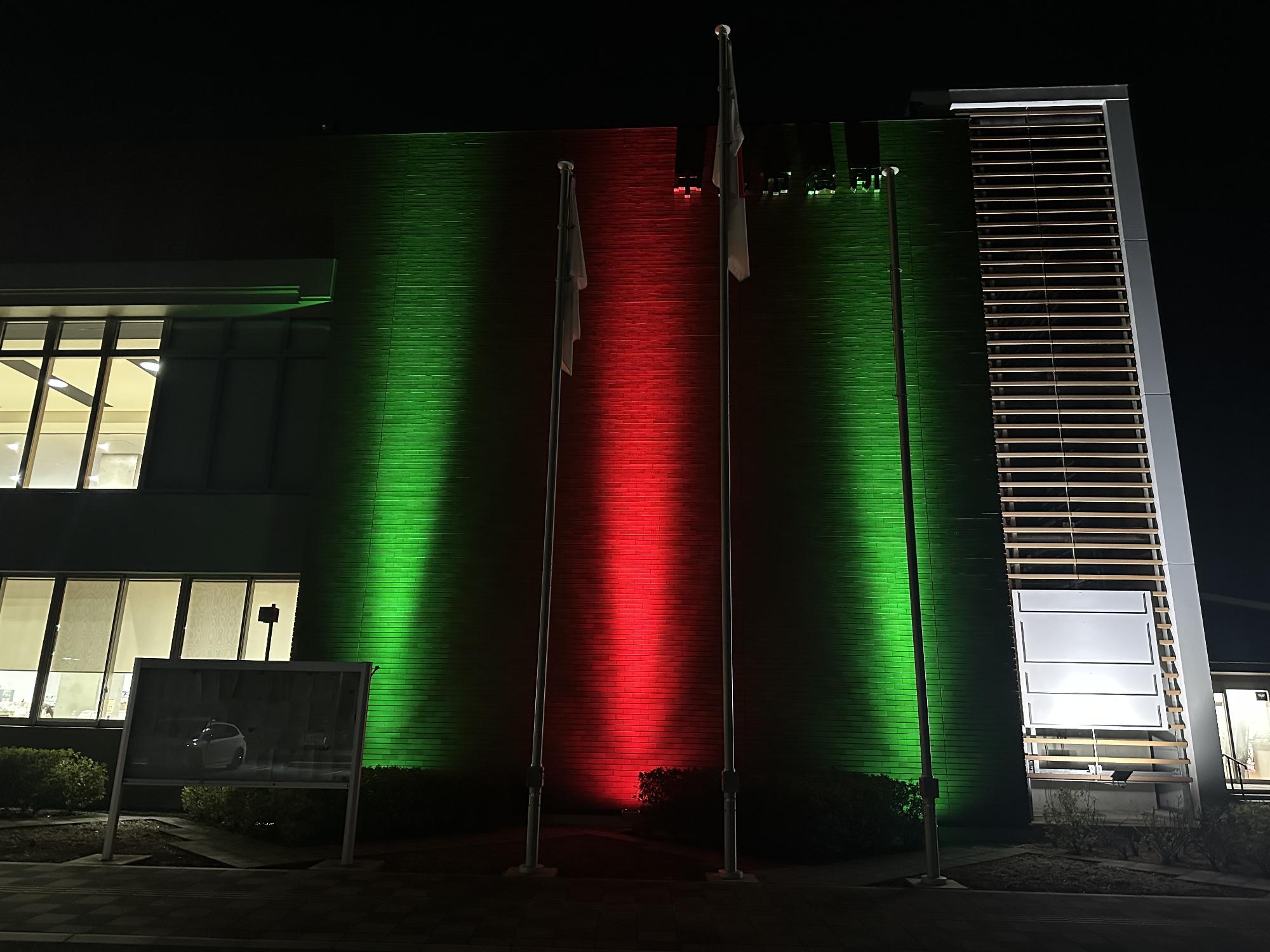 クリスマスライトアップ