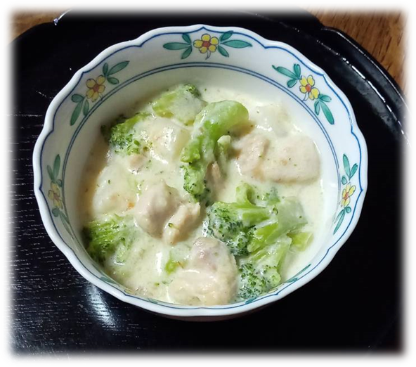 R3年12月おすすめレシピ「鶏肉とかぶのクリーム煮」