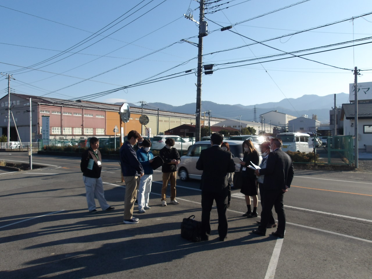 令和7年度中央市通学路合同点検写真）（1枚目）