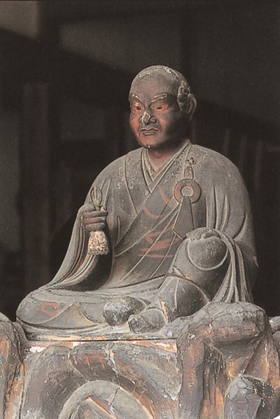 永源寺木造普化禅師坐像の写真