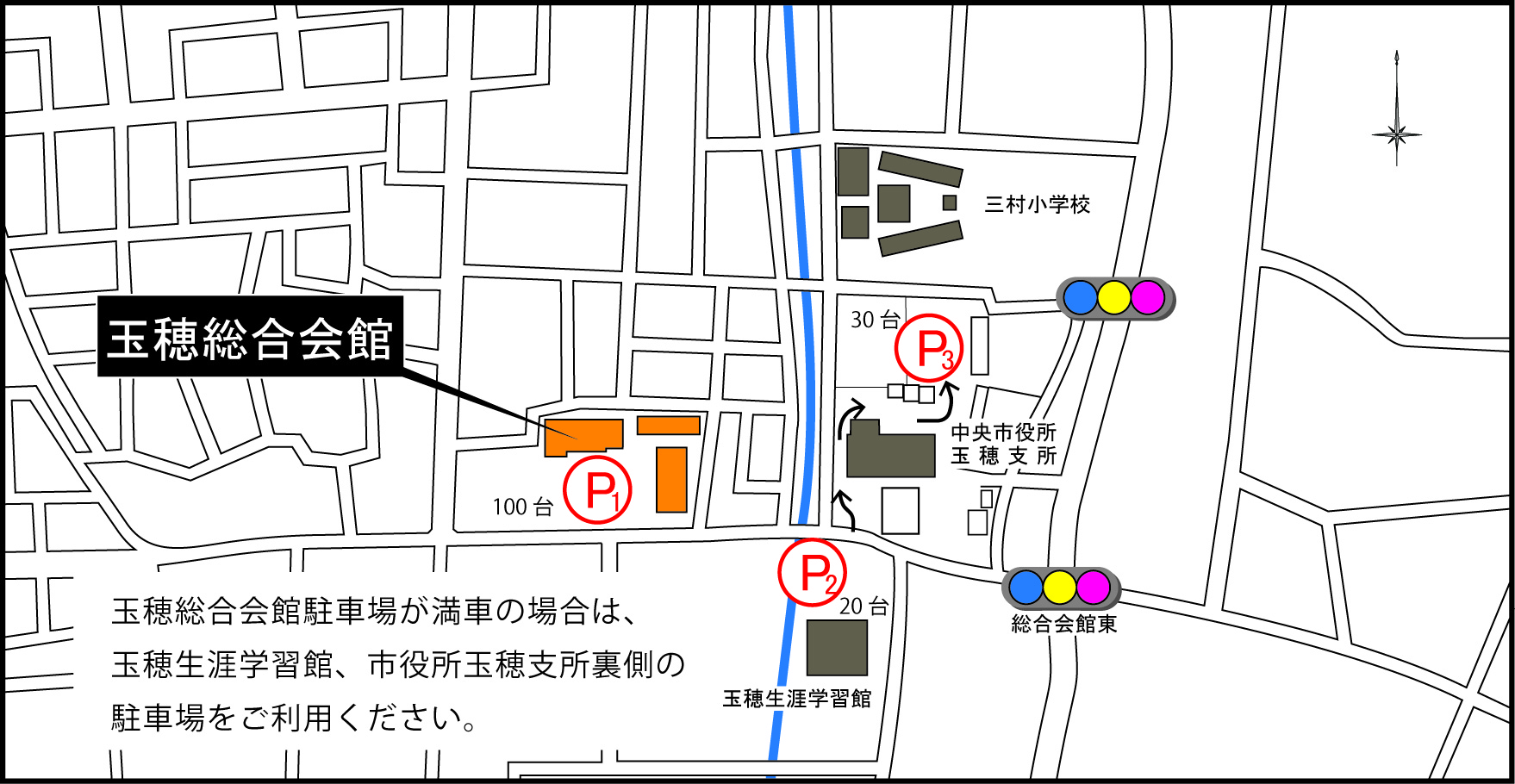 駐車場案内図