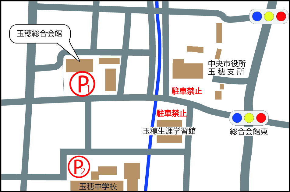 駐車場案内図