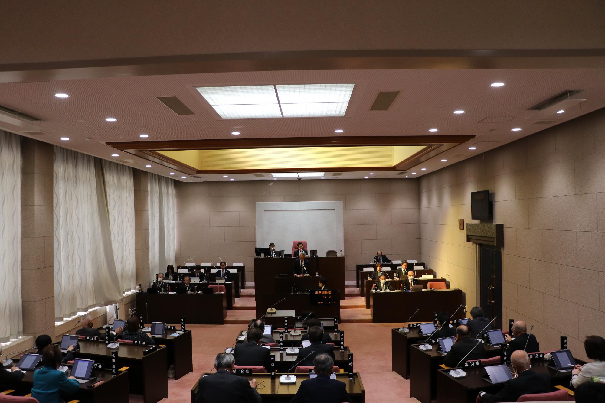 令和8年第1回定例議会全体写真