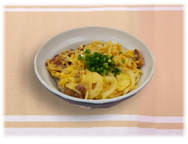 R2年6月のおすすめレシピ「パッククッキングde親子丼」